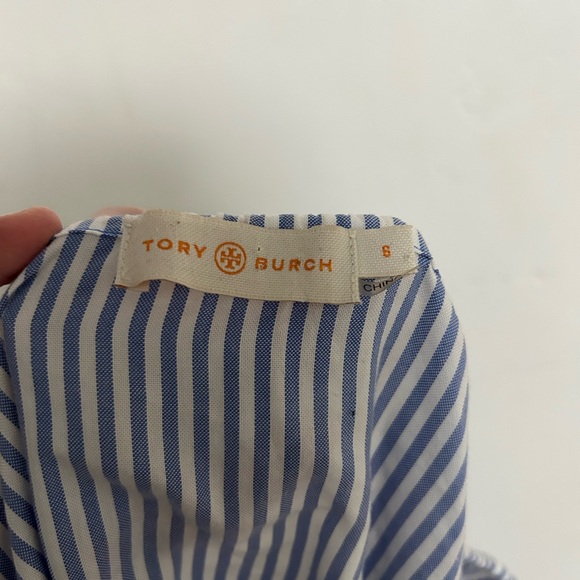 Tory Burch Madison peasant‎ blouse embroidered top size 6 - Picture 7 of 11